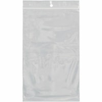 Sac de rangement SPC - largeur de 2 po (50,80 mm) x longueur de 3 po (76,20 mm) x épaisseur de 2 mil (51 Micron) - Fermeture éclair Fermenture - Transparent, clair - Polyéthylène - 1000 / boîte