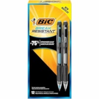 BIC - Porte-mines MV7PR11-BLK - Lead 0,7 mm (0,03 po) Noir - #2 - Moyenne Pointe - 12 / emballage