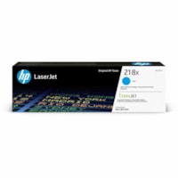 HP - Cartouche toner 218X D'origine Élevé Rendement Laser - Cyan - 1 chaque