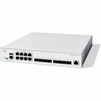 Cisco Catalyst C1300-16XTS Layer 3 Switch - 8 Ports - Manageable - 10 Gigabit Ethernet - 10GBase-T, 10GBase-X - 3 Layer Supported - 35.20 W Power Consumption - Optical Fiber, Twisted Pair - Rack-mountable - Lifetime Limited Warranty