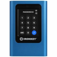 IronKey Vault Privacy 80 3.75 TB Portable Solid State Drive - External  - Smartphone Device Supported - USB 3.2 (Gen 1), USB 3.1, USB 3.0 - 230 MB/s Maximum Read Transfer Rate - 256-bit AES Encryption Standard