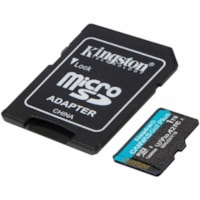 Kingston Canvas Go! Plus 1 TB Class 10/UHS-I (U3) V30 microSDXC - 170 MB/s Read - 90 MB/s Write