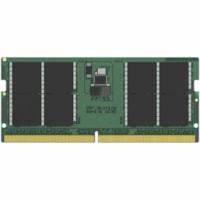 Kingston Module de RAM ValueRAM 48Go DDR5 SDRAM - Pour Notebook - 48 Go - DDR5-5600/PC5-44800 DDR5 SDRAM - 5600 MHz Deux rangs Mémoire - CL46 - 1.10 V - Vente au détail - ECC sur matrice - 262-broches - SoDIMM - À vie Garantie