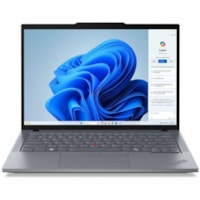 Ordinateur Portable ThinkPad T14 Gen 5 21ML0052US 14 po (355,60 mm) - WUXGA - (Intel Core Ultra 5 125U) - 16 Go - 256 Go SSD - Anglais Clavier - Gris Lenovo - Intel Morceau - 1920 x 1200 - Windows 11 Pro - Intel - Technologie IPS - Appareil photo/Webcam - IEEE 802.11ax Norme du réseau sans-fi