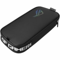 Asus ROG Carrying Case (Pouch) ROG Travel, Memory Card, Credit Card, Gaming Console - Black - Water Resistant, Spill Resistant, Weather Resistant, Scratch Resistant - Polyester, Polyurethane Body - 12.01" (305 mm) Height x 5.63" (143 mm) Width x 1.69" (43 mm) Depth - 1 Pack