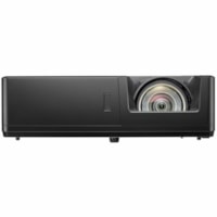 Optoma ZU607TST 3D Short Throw DLP Projector - 16:10 - Black - High Dynamic Range (HDR) - Front - 30000 Hour Normal Mode - 300,000:1 - 6000 lm - HDMI - USB - Network (RJ-45) - Large Venue, Class Room, Lecture Hall, Museum, Houses of Worship, Digital Signage, Business, Education, Presentation