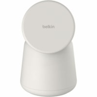 Belkin BoostCharge Pro 2-in-1 Wireless Charging Dock with MagSafe 15W - For iPhone, Smartwatch, AirPod - Input connectors: USB - MagSafe Technology, Fast Charging, Anti-slip