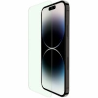 Protecteur d'écran pour iPhone 14 Pro ScreenForce 9H - Transparent Belkin - Pour OLED iPhone 14 Pro - Résistant aux chocs, Résistant à l'usure, Résistant aux déchirures, Résistant aux dommages, Résistant aux rayures, Résistant aux empreint