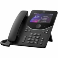 Téléphone IP 9841 - Filaire - Bureau - Noir charbon Cisco - 4 x Ligne Totale - VoIP - 3,5 po (88,90 mm) LCD - 2 x Réseasu (RJ-45) - PoE Ports