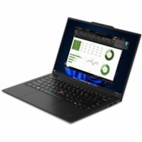 Lenovo ThinkPad X1 Carbon Gen 12 21KC009YCA 14" Touchscreen Ultrabook - WUXGA - Intel Core Ultra 7 165U - vPro Technology - Intel Evo Platform - 16 GB - 1 TB SSD - French Keyboard - Black Paint - Intel Chip - 1920 x 1200 - Windows 11 Pro - Intel - Eyesafe, In-plane Switching (IPS) Technology - Front