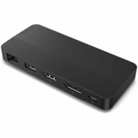 Station d'accueil USB Type C pour Notebook/Moniteur - Capacité de chargement - 100 W - Noir éclipse Lenovo - pour Notebook/Moniteur - Capacité de chargement - 100 W - USB Type C - 2 Écrans supportées - 4K @ 60Hz, 4K - 3840 x 2160 - 3 x Ports USB - 1 x Ports USB Type-A - U