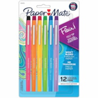 Stylo Flair Paper Mate - 0,7 mm (0,03 po) Moyenne Pointe de stylo - Encre à base d'eau - 12 / emballage