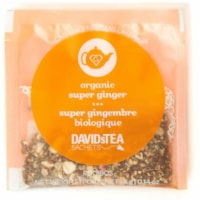 Thé - Sachet de thé - Gingembre DAVIDsTEA - Tisane - 0.1 oz Per Bag - Kasher - Biologique - 25 / boîte