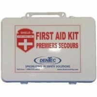 Shield First Aid Kit - 350 x Piece(s) - Plastic Case - White - 36