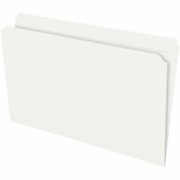 Pendaflex Ivory Reinforced File Folders (8 1/2" x 14") Straight Cut - 8 1/2" (215.90 mm) x 14" (355.60 mm) - Top Tab Position - Paper Stock - Ivory - 100 / Box