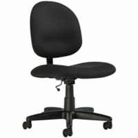 Global Score Chair - Fabric Seat - Fabric Back - Black Frame - Low Back