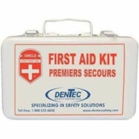 Shield First Aid Kit - 45 x Piece(s) - Metal Case - White - 10