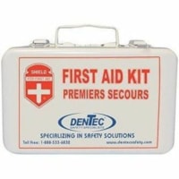 Shield First Aid Kit - 93 x Piece(s) - Metal Case - White - 10