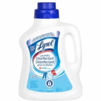 Lysol Laundry Detergent - For Laundry, Fabric, Clothes, Towel, Bedding - Liquid - 91.3 fl oz (2.9 quart) - 9.4 to 10.4 pH - Crisp Linen Scent - Disinfectant, Bleach-free - Blue, Clear