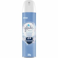 Désodorisant Glade - Aérosol - 233.63 mL - Linge propre - Sans phtalate, Sans parabène, Sans formaldéhyde, Sans nitrumusc, Durable - 1 Unité