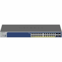 Commutateur Ethernet GS728TXPv3 24 Ports Gérable - Gigabit Ethernet, 10 Gigabit Ethernet - 10GBase-X, 10/100/1000Base-T Netgear - 24 Ports - Gérable - Gigabit Ethernet, 10 Gigabit Ethernet - 10GBase-X, 10/100/1000Base-T - 3 Couche supportée - 231 W Consommation d'énergie 