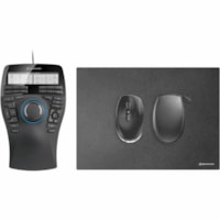 3Dconnexion SpaceMouse Enterprise Kit 2 - Wireless Bluetooth/RF Mouse - 7 Button - Scroll Wheel - Compatible with PC, Mac