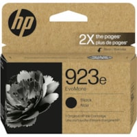 HP EvoMore 923e Original Standard Yield Thermal Inkjet Ink Cartridge - Black - 1 Pack - 1000 Pages