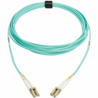 Tripp Lite by Eaton N820-05M-OM4TAA Fiber Optic Duplex Patch Network Cable - 16.4 ft (5 m) Fiber Optic Network Cable for Network Device, Vertical Cavity Surface Emitting Laser (VCSEL), LED - First End: 2 x LC Network - Male - Second End: 2 x LC Network - Male - 400 Gbit/s - Patch Cable - LSZH 