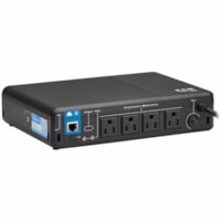 Tripp Lite by Eaton BC600RNC 600VA Desktop/Surface/Wall Mountable UPS - Desktop/Surface/Wall Mountable - 8 Hour Recharge - 1.20 Minute Stand-by - 120 V AC Input - 120 V AC Output - Single Phase - Pulse-width Modulated Sine Wave - USB - 4 x NEMA 5-15R Receptacle(s) - 4 x Battery/Surge Outlet - Networ