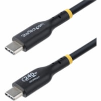 Câble de transfert de données 10 pi USB-C - 1 StarTech.com - 10 pi USB-C Câble de transfert de données pour Ordinateur Portable, Chargeur mural, Chargeur de voiture, Banque d'énergie, Tablette, Smartphone, Périphérique USB, MacBook Pro - 480 Mbit/s - Bl