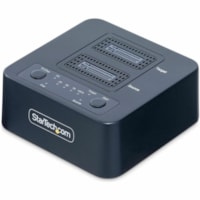 StarTech.com 1:1 M.2 NVMe Drive Duplicator, 90GBpm Standalone M.2 SSD Cloner/Copier, USB-C 3.2 20Gbps M.2 Dual-Bay Drive Docking Station - StarTech.com Clone/duplicate M.2 NVMe SSDs without a computer; 90GBpm copy speeds; Sector-by-sector duplication copies whole drive; USB 3.2 (20Gbps) host connect