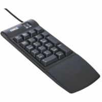 Kinesis New Freestyle2 Keypad for PC & Mac - Cable Connectivity - USB Type A Interface Cut, Copy, Paste Hot Key(s) - Mac OS, Windows 7, Windows 8, Windows 10, Windows 11, Mac OS X, Linux, Android - Keyboard, Notebook - PC, Mac - Membrane/Rubber Dome Keyswitch