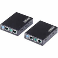 StarTech.com Extension de réseau C2-ETHERNET-EXTENDER - 4 x Réseasu (RJ-45) - 2624,67 pi (800000 mm) Distance de fonctionnement - Noir