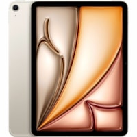 Apple iPad Air (6th Generation) A2899 Tablet - 11" - Apple M2 - 8 GB - 128 GB Storage - iPadOS 17 - 5G - Starlight - M2 Octa-core (8 Core) 3.49 GHz - 2360 x 1640 - Liquid Retina Display, In-plane Switching (IPS) Technology, True Tone Technology Display - Cellular Phone Capability - HSPA, HSDPA, LTE,