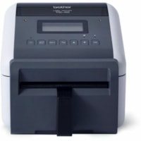 Brother TD-4550DNWBFC Desktop Direct Thermal Printer - Monochrome - Label Print - Fast Ethernet - USB - USB Host - Serial - Bluetooth 4.2 - IEEE 802.11a/b/g/n Wireless LAN - With Cutter - 4.25" Print Width - 152.40 mm/s Mono - 300 dpi - 4.25" (108 mm) Label Width x 118.11" (3000 mm) Label Length - P