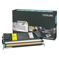 Cartouche toner D'origine Laser - Jaune - 1 chaque Lexmark - Laser - 1 Unité