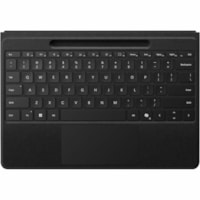 Microsoft Surface Pro Flex Keyboard W/Slim Pen 2 - Wireless Connectivity - Bluetooth - 32.81 ft (10000 mm) CoPilot, Mute, Snipping, Screen Brightness, Media Player Hot Key(s) - Windows 11 - English (Canada), English (US) - Notebook/Tablet - TouchPad - PC - Alcantara - Mechanical Keyswitch - Black