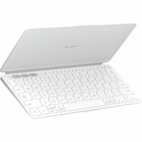 Logitech Keys-To-Go 2 Keyboard - Wireless Connectivity - Bluetooth Volume Control, Screen Brightness, Media Player, Easy-Switch Hot Key(s) - iOS 17, macOS 14, iPadOS 17, Linux, Android 12, Windows 10, ChromeOS - iPad, iPhone, Apple TV, Notebook - Mac, PC - Scissors Keyswitch - Button Cell Battery Si