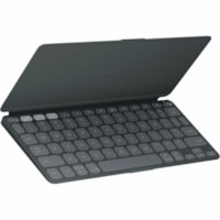 Clavier Keys-To-Go 2 - Sans fil Connectivité - Graphite Logitech - Sans fil Connectivité - Bluetooth - Contrôle du volume, Luminosité de l´écran, Media Player, Easy-Switch Raccourci-clavier(s) - macOS 14, Linux, Android 12, Windows 10, ChromeOS - iPad, iPhone, Apple TV, P