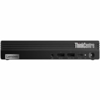 Lenovo ThinkCentre M75q Gen 5 12RQ000PUS Desktop Computer - AMD Ryzen 3 PRO 8300GE - 16 GB - 1 TB SSD - Tiny - Black - AMD PRO 600 Chip - Windows 11 Pro - AMD Radeon 740M DDR5 SDRAM - English Keyboard - IEEE 802.11ax - 65 W