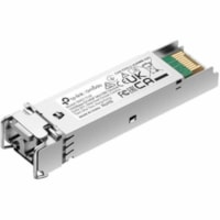 TP-Link Omada 1000-Base-SX MMF Mini GBIC Module - For Data Networking, Optical Network - 1 x LC/UPC 1000Base-SX Network - Optical Fiber - Multi-mode - Gigabit Ethernet - 1000Base-SX - 1.25 Gbit/s - 0.55 km (0.34 Mile) Maximum Distance - Hot-swappable