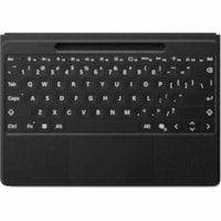 Microsoft Surface Pro Flex Keyboard - Black with Bold Keyset - Wireless Connectivity - Bluetooth - 32.81 ft (10000 mm) - CoPilot, Mute, Snipping, Screen Brightness, Media Player Hot Key(s) - Windows 11 - Notebook/Tablet - TouchPad - PC - Alcantara - Mechanical Keyswitch - Black