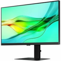 Samsung ViewFinity S6 S24D606UAN 24" Class WQHD LCD Monitor - 16:9 - Black - 24" Viewable - In-plane Switching (IPS) Technology - 2560 x 1440 - 1.07 Billion Colors - 350 cd/m² - 5 ms - 100 Hz Refresh Rate - HDMI - DisplayPort - KVM Switch, USB Hub