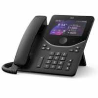 Cisco DP-9871 IP Phone - Corded - Corded/Cordless - Bluetooth, Wi-Fi - Desktop, Wall Mountable - Carbon Black - VoIP - 5" (127 mm) LCD - IEEE 802.11a/b/g/n/ac - 2 x Network (RJ-45) - PoE Ports