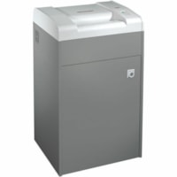 Dahle High Capacity Shredder- Oil-Free - Strip Cut - 60 Per Pass - for shredding Paper, Paper Clip, CD, Credit Card, DVD - 0.3" Shred Size - P-2 - 4.40 in/s (111.76 mm/s) - 16" Throat - 50 gal (189270.5892 mL) Wastebin Capacity - Gray