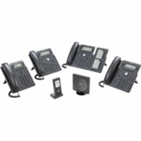 Cisco 6821 IP Phone - Refurbished - Corded - Corded - Wall Mountable - 2 x Total Line - VoIP - 2.5" LCD - 2 x Network (RJ-45) - PoE Ports