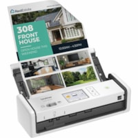 Brother ADS-1800W Sheetfed Scanner - 600 dpi Optical - White - 48-bit Color - 8-bit Grayscale - 30 ppm (Mono) - 30 ppm (Color) - Color, Monochrome, Grayscale Scan - PC Free Scanning - Duplex Scanning - Plastic Card, ID Card, Plain Paper, Thin Paper, Thick Paper, Recycled Paper, Business Card, Emboss