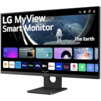 LG MyView 27SR50F-B 32" Class Full HD Smart LCD Monitor - 16:9 - White - 31.5" Viewable - In-plane Switching (IPS) Technology - 1920 x 1080 - 16.7 Million Colors - 250 cd/m² - 5 ms - Speakers - HDMI