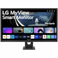 LG MyView 32SR50F-B 32" Class Full HD Smart LCD Monitor - 16:9 - Black - 31.5" Viewable - In-plane Switching (IPS) Technology - 1920 x 1080 - 16.7 Million Colors - 250 cd/m² - 5 ms - Speakers - HDMI