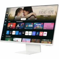 Moniteur LCD intelligent S32DM801UN 32 po Classe Webcam 4K UHD - 16:9 - Blanc Samsung - 32 po Visible - 3840 x 2160 - 1 milliard de couleurs - 400 cd/m² - 4 ms - 60 Hz Fréquence de rafraîchissement - Hauts-Parleurs - HDMI - Concentrateur USB